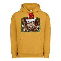 Pigment Peanut Butter Christmas background baby calf Urban Hoodie - BarkalooDesign