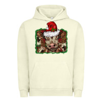 Pigment Pistachio Christmas background baby calf Urban Hoodie - BarkalooDesign