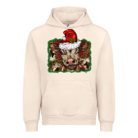 Sandshell Christmas background baby calf Urban Hoodie - BarkalooDesign