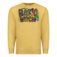 Antique Gold basic witch Premium Sweatshirt - CowhideDigitalArt