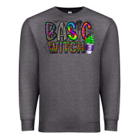 Charcoal Heather basic witch Premium Sweatshirt - CowhideDigitalArt