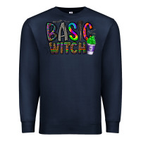 Navy basic witch Premium Sweatshirt - CowhideDigitalArt