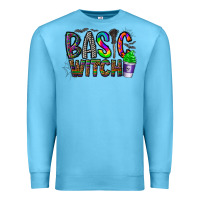 Ocean Blue basic witch Premium Sweatshirt - CowhideDigitalArt