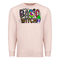 Pale Pink basic witch Premium Sweatshirt - CowhideDigitalArt