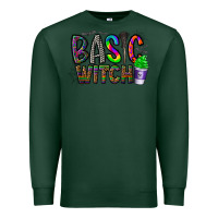 Sports Green basic witch Premium Sweatshirt - CowhideDigitalArt