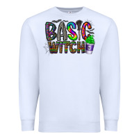 White basic witch Premium Sweatshirt - CowhideDigitalArt