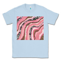 Dusty Blue valentines day watercolor Classic Tee - RanaPortraitStore