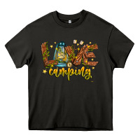 Asphalt Love Camping Heavy Core Tee - CowhideDigitalArt
