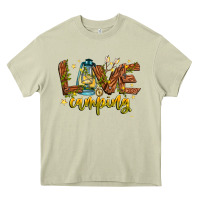 Mossy Love Camping Heavy Core Tee - CowhideDigitalArt