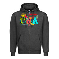 Charcoal Heather cna summer Zipper Hoodie - RanaPortraitStore