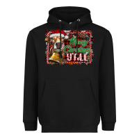 Black merry christmas y'all Heavyweight Hoodie - RanaPortraitStore