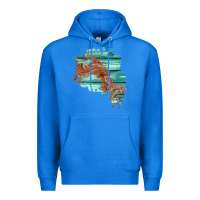 True Royal wood leather patch Premium Hoodie - AdoDesignShop