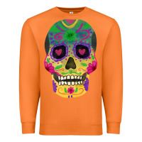 Carrot sugar skull Premium Sweatshirt - FaDigitalArtStudio