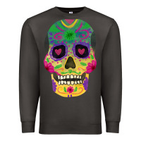Smoke sugar skull Premium Sweatshirt - FaDigitalArtStudio