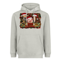 Moon Dust merry christmas farm animals Heavyweight Hoodie - RanaPortraitStore