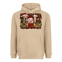 Mushroom merry christmas farm animals Heavyweight Hoodie - RanaPortraitStore