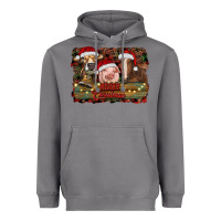 Storm merry christmas farm animals Heavyweight Hoodie - RanaPortraitStore