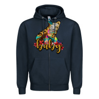 Navy baby bear Zipper Hoodie - RanaPortraitStore