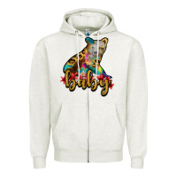 Oatmeal Heather baby bear Zipper Hoodie - RanaPortraitStore