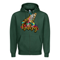 Sports Green baby bear Zipper Hoodie - RanaPortraitStore