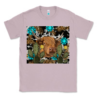 Lilac western cow Classic Tee - RanaPortraitStore