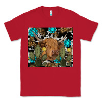 Red western cow Classic Tee - RanaPortraitStore