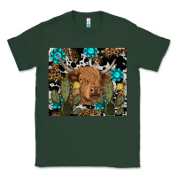 Sports Green western cow Classic Tee - RanaPortraitStore