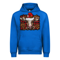 Cobalt Christmas background baby calf Urban Hoodie - BarkalooDesign