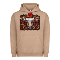 Pigment Burro Christmas background baby calf Urban Hoodie - BarkalooDesign