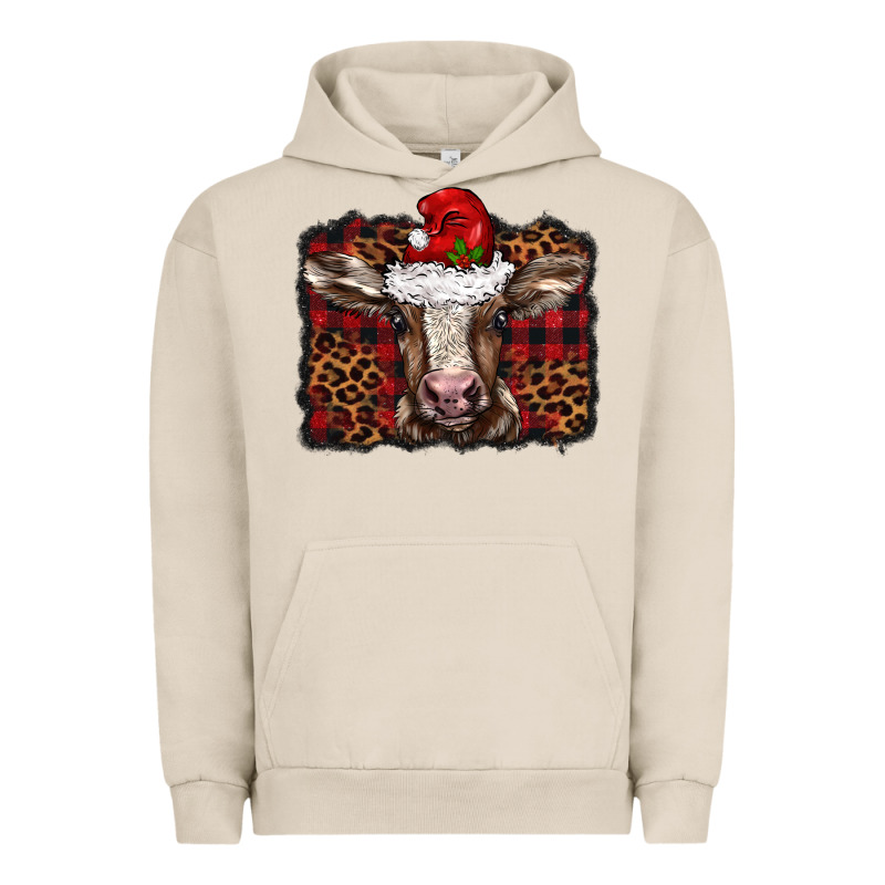 Christmas Background Baby Calf Urban Hoodie by BarkalooDesign | Teevron