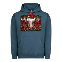 Pigment Midnight Navy Christmas background baby calf Urban Hoodie - BarkalooDesign