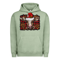 Pigment Oil Green Christmas background baby calf Urban Hoodie - BarkalooDesign
