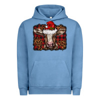 Pigment Pebble Blue Christmas background baby calf Urban Hoodie - BarkalooDesign