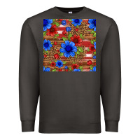 Smoke patriotic flowers seamless pattern Premium Sweatshirt - HRA Design Shop