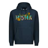 Navy western mama cow Premium Hoodie - Artiststas