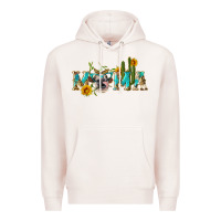 Pale Pink western mama cow Premium Hoodie - Artiststas