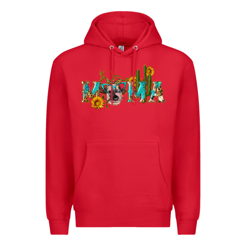 Western Mama Cow Premium Hoodie by Artiststas | Teevron