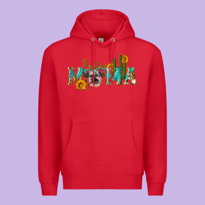 Western Mama Cow Premium Hoodie Designed By Artiststas