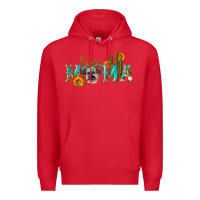 Red western mama cow Premium Hoodie - Artiststas