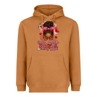 Meerkat cupid's favorite postal worker afro messy bun Heavyweight Hoodie - texasbilliewilder