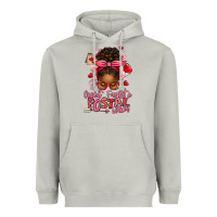 Moon Dust cupid's favorite postal worker afro messy bun Heavyweight Hoodie - texasbilliewilder