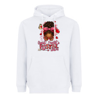 White cupid's favorite postal worker afro messy bun Heavyweight Hoodie - texasbilliewilder