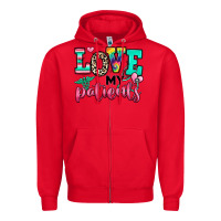 Red love my patients nurse Zipper Hoodie - RanaPortraitStore