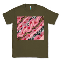 Army Green valentines day pinky Classic Tee - RanaPortraitStore