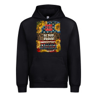 Black Western God Bless America Urban Hoodie - LillyAllenDesigns