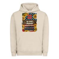 Pigment French Oak Western God Bless America Urban Hoodie - LillyAllenDesigns