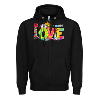 Black love nurse summer Zipper Hoodie - RanaPortraitStore