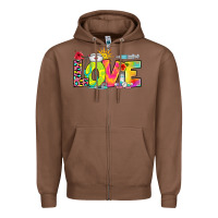Chestnut love nurse summer Zipper Hoodie - RanaPortraitStore