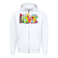 White love nurse summer Zipper Hoodie - RanaPortraitStore