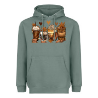 Sage melanin afro coffee cups Heavyweight Hoodie - Zillion Design Studio